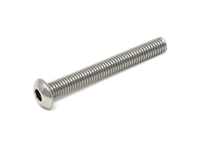 iexcell 100 Pcs M3 x 25mm Thread Pitch 0.5 mm Stainless Steel 304 Hex Socket Button Head Cap Screws Bolts Kit - size: M3 x 25mm