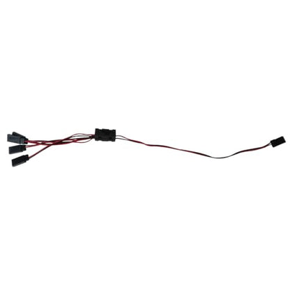 Upgraded 4-way LED Light On/off Controller Switch Y Cable for 1/10 TRX-4 SCX10 RC Crawler