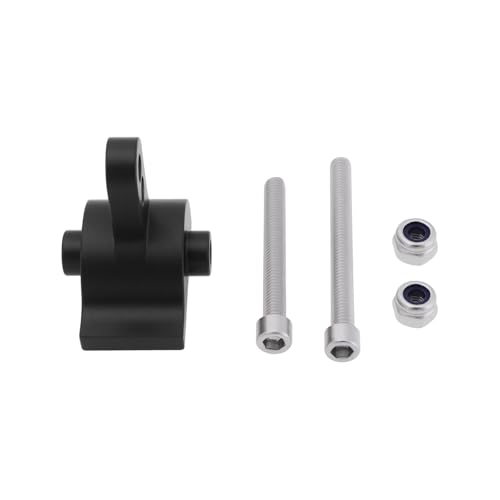 RC Car Rear Upper Link Riser Compatible with Axial SCX10 III AR45P 1/10 RC Crawler LCG Chassis DIY (Black) - color: Black