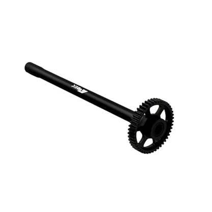 Alum 45T Spur Gear & Center Drive Shaft for 1/16 MIni MAXX Driveshaft RC Car Series Upgrades Part Black - color: Black