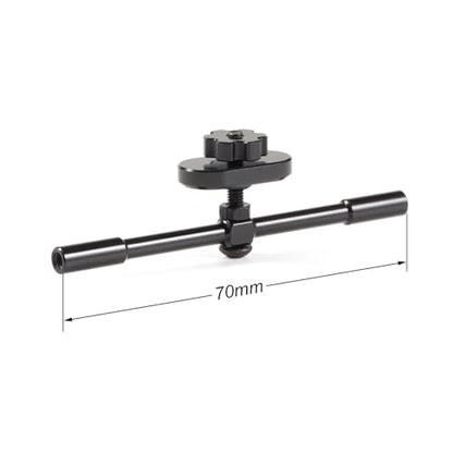 Aluminum Ultra-Light Body Mounts Chassis Brace, 70mm Width, 2 Sets | 7075 Aluminum CNC Machined, Black Anodized, with M3 Hardware, 5.9g Compact Lightweight