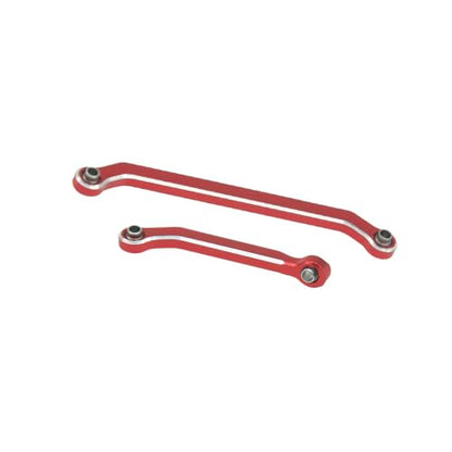 Hobby Details Aluminum Rear Axle Gear Box Skid Link Wheel Upgrade Set for 1/30 Axial SCX30 Jeep Wrangler RC Cars, Red (Steering Link) - color: Steering Link