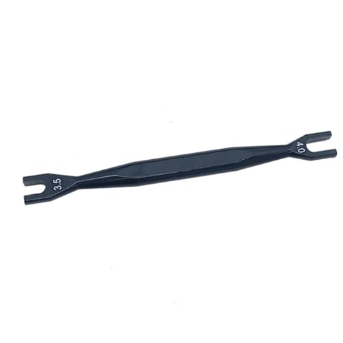 Rc Repair Tools for Universal Parts RC Car 4mm 3.5mm Aluminum Turnbuckle Turner Wrench 4.1mm Head Cover for Rc Car 7075 Material(1PCS Black) - size: 1PCS black