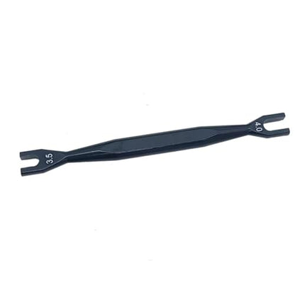 Rc Repair Tools for Universal Parts RC Car 4mm 3.5mm Aluminum Turnbuckle Turner Wrench 4.1mm Head Cover for Rc Car 7075 Material(1PCS Black) - size: 1PCS black