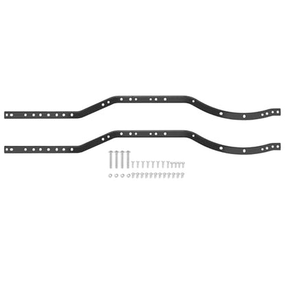 RC Models Parts For AXIAL For SCX10 90027 SCX10 II 90046 90047 RC Car Crawler Truck Vehicle Model 2Pcs/Set Steel For Chassis Frame Rails