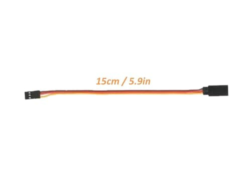 10PCS 150mm Servo Extension Cable 3-Pin Male to Female 30 Core Lead Wire Cable Connectors Control Board Remote - 15CM