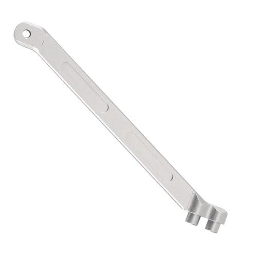 RC Parts Compatible with Losi Lasernut U4 1/10 RC Car for Rock for Racer for Buggy Parts Accessories 2Pcs Metal Front Rear for Chassis Support Set