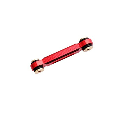 Hobbypark Aluminum Steering Rod Tie Links High-Tightening Linkage for Axial SCX24 Gladiator Bronco C10 JLU Deadbolt B17 1/24 RC Crawler (Red) - color: Red