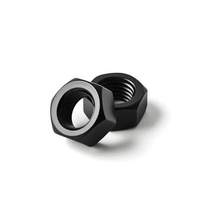5/16''-18 (40 Pack) Hex Head Nuts, Black Oxide 304 Stainless Steel 18-8 Hexagon Nuts, Hex Drive, Standard Inch Coarse Thread - size: 5/16''-18