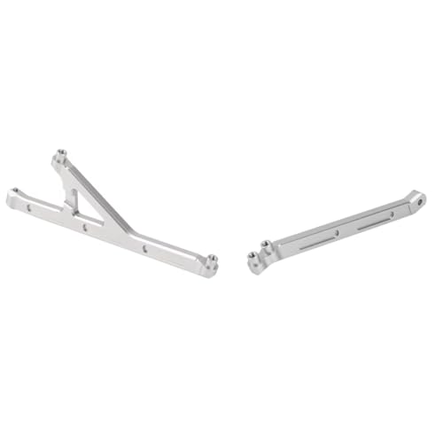RC Car Accessories Compatible with Losi Lasernut U4 1/10 RC Car for Rock for Racer for Buggy Parts Accessories 2Pcs Metal Front Rear for Chassis Support Set