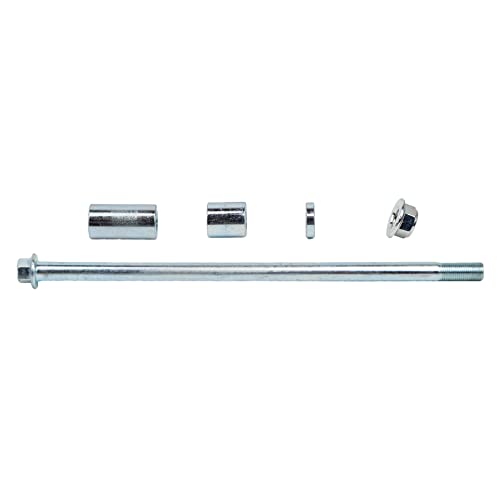 Mokuo 12mm 280mm Front Rear Axle with Bushing 5mm 20mm 30mm Fit for Pit Dirt Bike Moped Scooter QUAD ATV Mini Bike Parts - size: 12-280