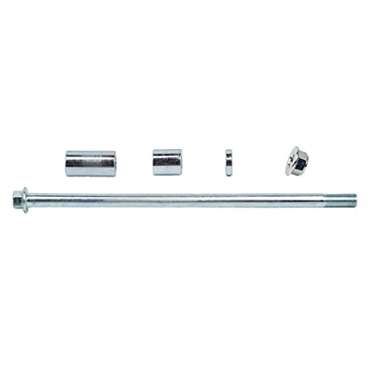 Mokuo 12mm 280mm Front Rear Axle with Bushing 5mm 20mm 30mm Fit for Pit Dirt Bike Moped Scooter QUAD ATV Mini Bike Parts - size: 12-280