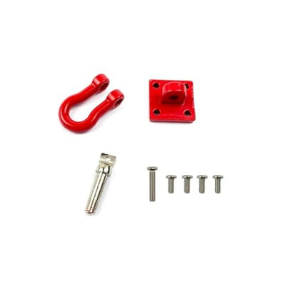 RC Car Upgrade Parts for WPL B14 B24 B16 B36 C14 C24 1/16 rc Car Truck Parts 1 Set Metal Beam with Rear Bumper with Tow Hook