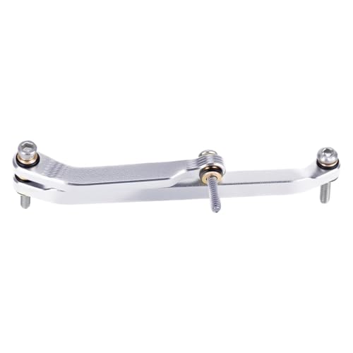 Aluminum High Clearance Chassis Links Suspension Steering Links Set for 1/30 Axial SCX30 RC Crawler Car Upgrade Parts (Silver Kit) - color: Silver Kit