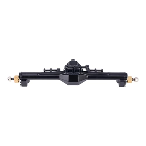 +10mm Diamond CNC Portal Axles with Lay Down Servo Mount & Links for 1/18 RC Crawler TRX4M Axle Upgrade Parts (Black-1Set) - color: Black-1set