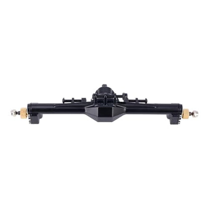+10mm Diamond CNC Portal Axles with Lay Down Servo Mount & Links for 1/18 RC Crawler TRX4M Axle Upgrade Parts (Black-1Set) - color: Black-1set