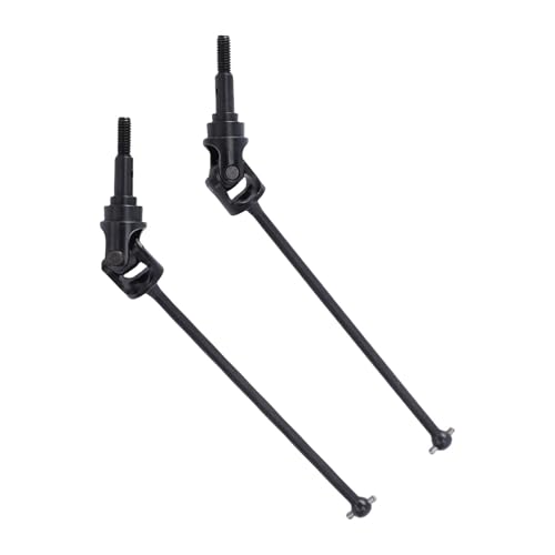 Naroote 1 Pair Steel RC Car CVD Drive Shaft, Wheel Stub Axle, Front Dogbones Adapter with Precise Fit, Ideal for FS 1/10 RC Buggies