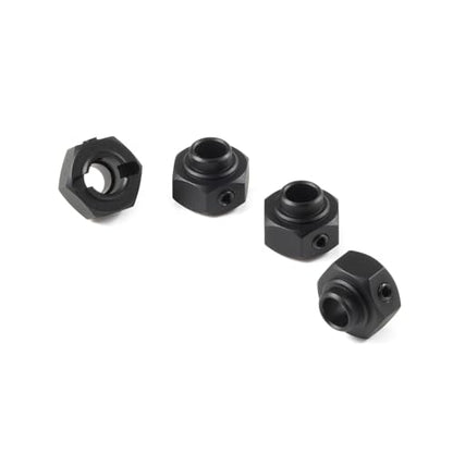 F10 Front Rear Portal Cover Set,CNC Aluminum Front Knuckle Rear Portal Cover 12mm Hex for Vanquish F10 Portal Axle VRD VS4-10 Phoenix (Black 12mm Hex) - style: Black 12mm Hex