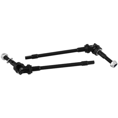 New Enhanced Hard Steel Front Rear Axle Shaft CVD for Axial SCX10 RC Crawler Heavy Duty Metal Upgrade Replacement Parts (Front 1)