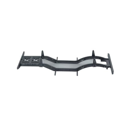 Rc Upgrades Spare for Axial for SCX10 D90 TF2 for B5 1/10 RC Car Crawler Upgrade Metal Chassis Set Rails Frame with Shock Towers for Leaf Springs Mounting Holes