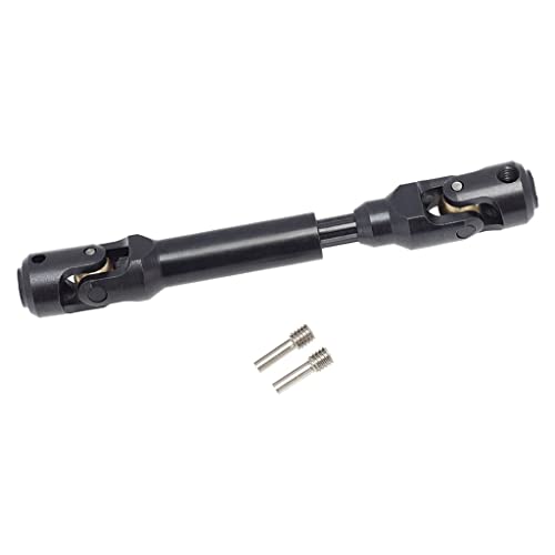Universal Drive Shaft Transmission Shaft Metal Drive Shaft CVD Axle Set Lightweight Metal CNC Machined Suitable for RC Model Car Truck, 86-115mm - color: 86-115mm