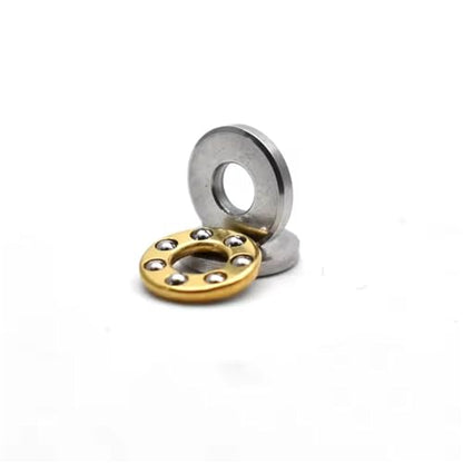 10pcs F8-19M Miniature Plane Axial Ball Bearing 3-in-1, 8mm x 19mm x 7mm Chrome Steel Single Direction