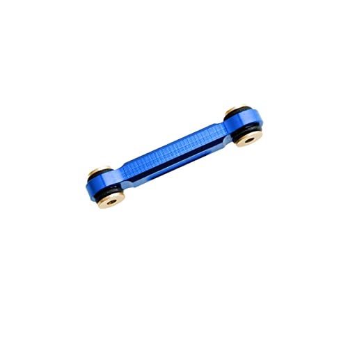 Hobbypark Aluminum Steering Rod Tie Links High-Tightening Linkage for Axial SCX24 Gladiator Bronco C10 JLU Deadbolt B17 1/24 RC Crawler (Blue) - color: Blue