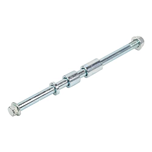 Mokuo 12mm 245mm Front Rear Axle with Bushing 5mm 20mm 30mm Fit for Pit Dirt Bike Moped Scooter QUAD ATV Mini Bike Parts - size: 12-245