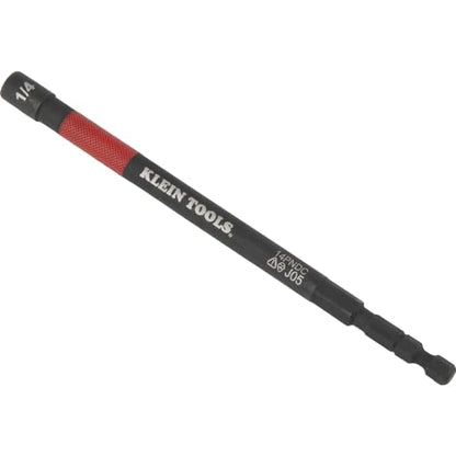 Klein Tools 65411PK3 Magnetic Color-Coded Power Nut Setter Set, 1/4-Inch Impact Hex Drive, 5-Inch Shaft, Extended Reach, 3-Piece - size: 6-Inch / 3-Piece Set