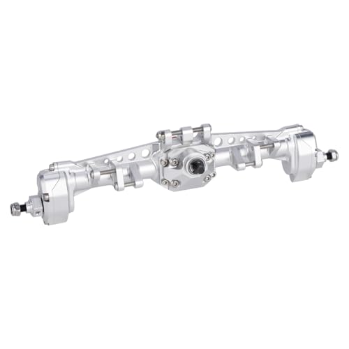 Vanquish F10 Portal Axles with CNC-Machined High-Strength Steel Gears, Aluminum CNC Vanquish F10 Axles for 1/10 RC Crawler Vanquish VS4-10 Axial SCX10 II Upgrades - color: Silvery
