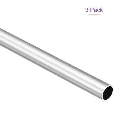 DMiotech 3Pack (13mm OD x 11mm ID) 6063 Aluminum Round Tube 300mm Length Industry Metal Tubing for Machinery Frame Construction DIY Projects - size: 13mm x 11mm x 300mm