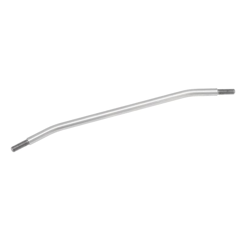 Metal Steel Prefixal Servo Steering Link Rod Set for Axial SCX6 1/6 RC Crawler Car Upgrade Parts - (Color: Silver)
