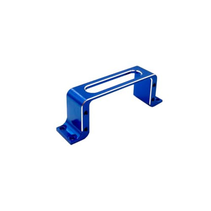 1PC RC Airplane Aluminum Alloy Servo Mounting Bracket Fixed Frame for RC Plane Helicopter Boat DIY Model Toy Fixed Wing Parts (Blue) - color: Blue