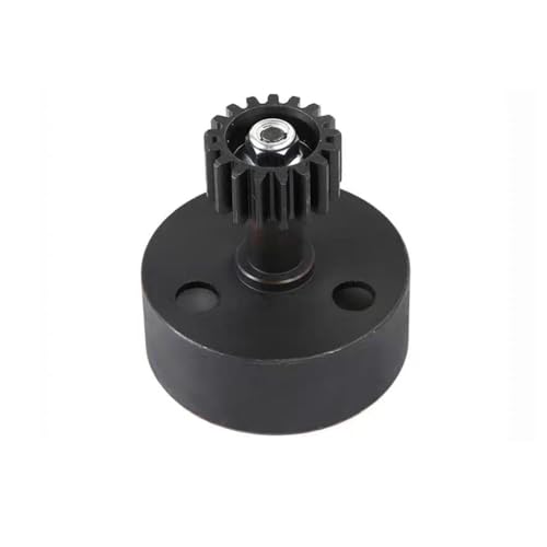Alloy Clutch Bell and 17T Hardened Steel Pinion Gear Upgrade Set for 1/5 RC Hpi Baja 5B 5T 5SC - Enhanced Nut Fastening