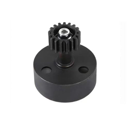 Alloy Clutch Bell and 17T Hardened Steel Pinion Gear Upgrade Set for 1/5 RC Hpi Baja 5B 5T 5SC - Enhanced Nut Fastening