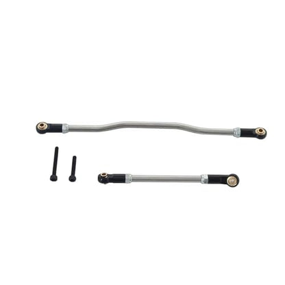 Compatible with Axial for Capra for Unlimited Trail RTR 1/10 RC Car Upgrade Parts Metal Adjustable Steering Links Kit Rod End RC Car Linkage(Black) - color: Black