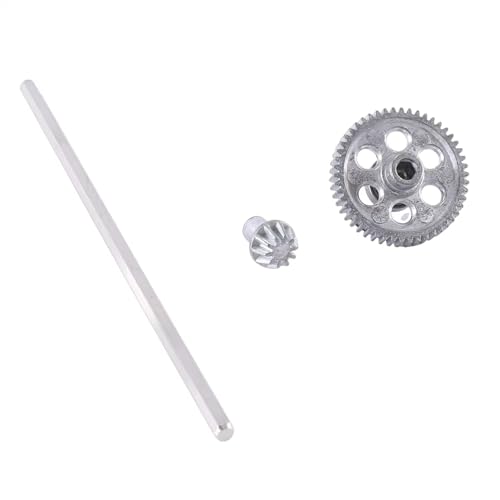 RC Car Accessories Compatible with MJX for Hyper for Go 16207 16208 16209 16210 H16 H16H H16E H16P RC Car Spare Parts Metal Center Drive Shaft Gear Assembly