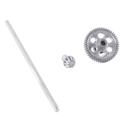 RC Car Accessories Compatible with MJX for Hyper for Go 16207 16208 16209 16210 H16 H16H H16E H16P RC Car Spare Parts Metal Center Drive Shaft Gear Assembly