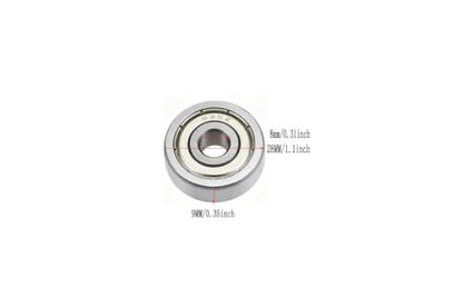 4-Pack 638-ZZ Double Rubber Sealed deep Groove Ball Bearings, 8MMx28MMx9MM, pre-Lubricated, Stable Performance, and Cost-Effective Ball Bearings - size: 638ZZ