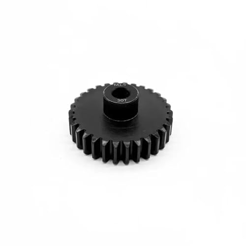 Compatible with 5687 4985 Series 1/5 1/6 RC Car Upgrade Parts 1 Pcs M1.5 8mm 11T-14T 15-17T 18T-20T 21T-30T Metal Pinion Motor Gear RC Assortment(30t) - size: 30t