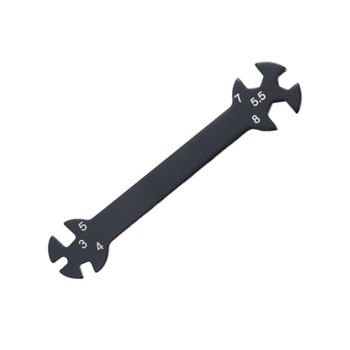 OSALADI Multifunctional Rc Wrench Tool for Turnbuckles Durable Rc Car Adjustment Tool for Repair and Maintenance Black