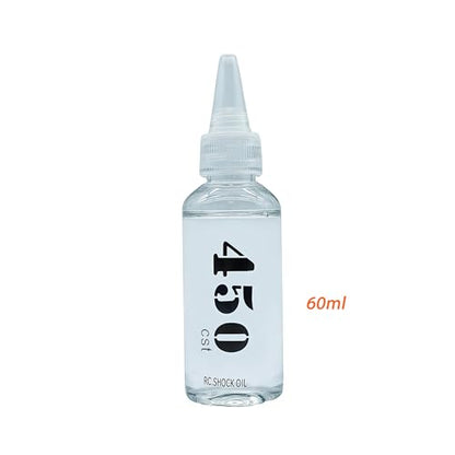 AMK Silicone RC Shock Oil 60ml, 350-2000cSt, for RC Crawler Buggy Monster Truck Short Course (450cSt)