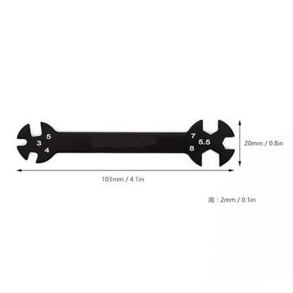 RC Tools 6 In 1 Wrench Tool 3/4/5/5.5/7/8mm For Turnbuckles With Nuts Multifunctional Rc Car Toys Upgrades Replacement Parts RC Accessory