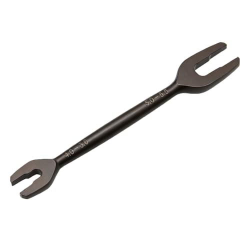 RC Turnbuckle Wrench,Double End 3.0mm-4.0mm & 5.0mm-5.5mm | S2 Red Steel,RC Car Repair Tool,Universal RC Tools & Accessories Compatible with RC Cars