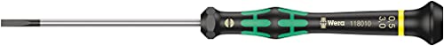 Wera 2035/6 Kraftform MicroSlotted/Phillips Electronics Screwdriver Set and Rack, 6-Piece - size: Slotted: 2.5x80 mm, 3x80 mm, 3.5x80 mm, 4x80 mm