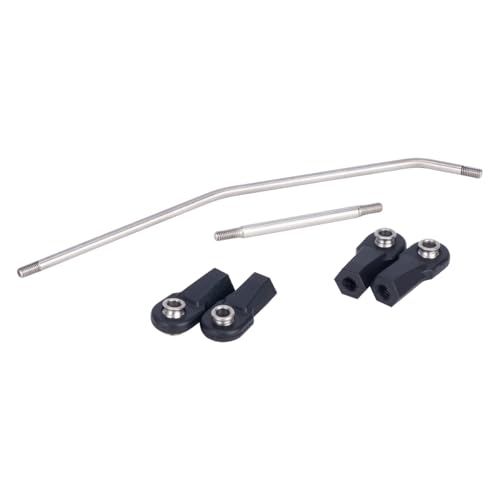 1/10 Performance Carbon LCG Chassis Kit with Gearbox & Shock Absorbers for RC Crawler SCX10 & Capra Upgrade Parts (Link Rod Set) - style: Link Rod Set