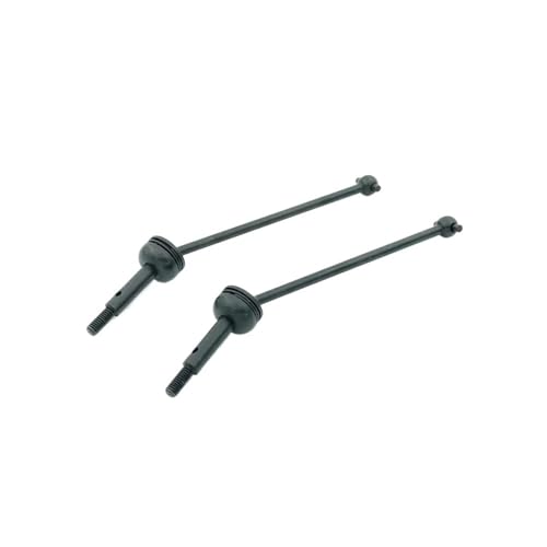 Metal Drive Shaft Dogbone Set for 1/10 RC Crawler – Compatible with 144001 144002 124019 124018 144010 Models, Replacement Drivetrain Part(Light Grey) - color: Light Grey