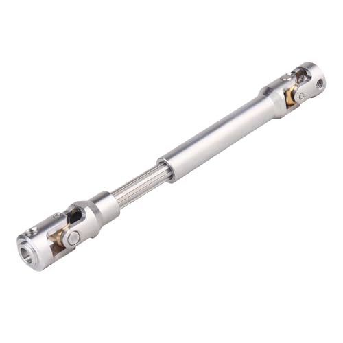 2pcs Hobbyfire 1/10 RC Crawler Drive Shafts Stainless Steel Universal Joint Driveshaft for Axial SCX10 II III Traxxas TRX4 Redcat Gen8 Gen7 Element Upgrades Parts(102-145mm) - style: 102-145mm