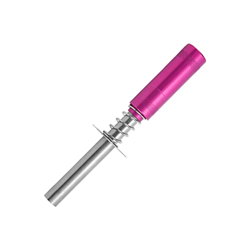 Glow Plug Igniter RC Starter Kit with N3 Glow Plug, RC Engine Igniter for Methanol Fuel Oil Powered Vehicles, Aluminum Alloy Glow Plug Starter for HSP 80103 RC Car, Aircraft, Ships (Rose Red) - color: Rose Red