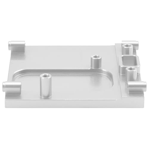 Metal Motor Mount Holder Bracket Fixed Seat Compatible with 2024 New MN99S MN98 V2 Version 1/12 RC Car (Silver) - color: Silver